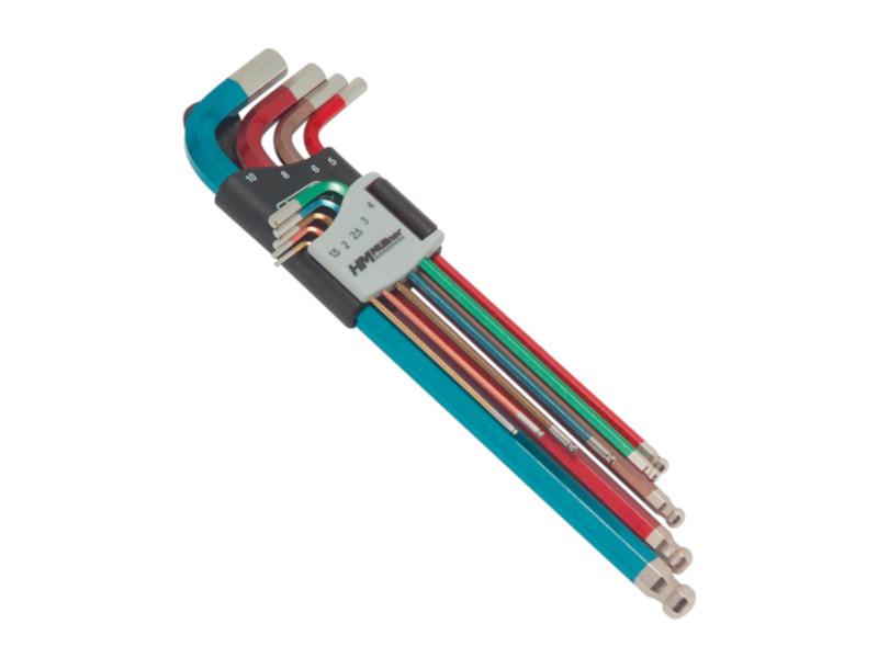 IMBUS KLJUČEVI KUGLA DUGI SET 1.5 10MM 220CV HM MULLNER TEHNOALAT VALJEVO