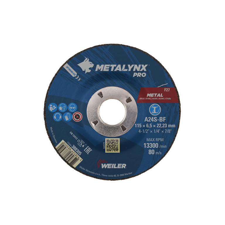 Brusna ploča 115x6 weiler Tehnoalat Valjevo