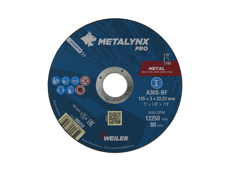 Rezna ploča 125x3 Weiler Tehnoalat Valjevo