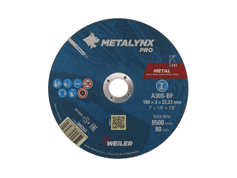 Rezna ploča 180x3 Weiler (388264) Tehnoalat Valjevo