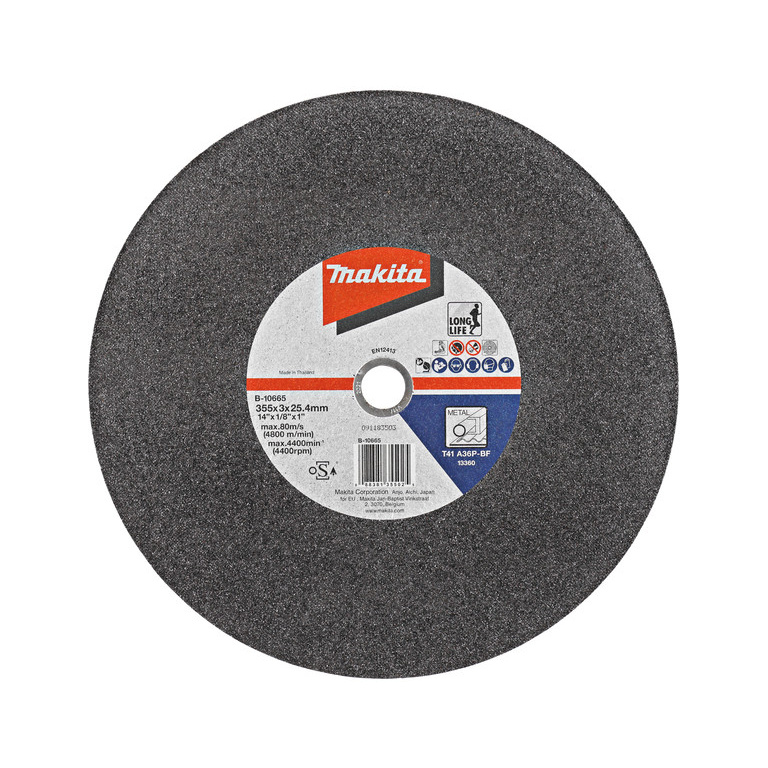 Rezna ploča za metal 355x3x25.4mm B 10665 Makita Tehnoalat Valjevo