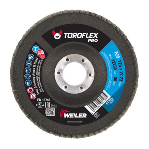 Lamelni brusni disk 125 mm gr 80 Weiler Tehnoalat Valjevo