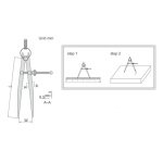 ŠESTAR SA OPRUGOM 200 MM 7260 200 INSIZE TEHNOALAT VALJEVO 1
