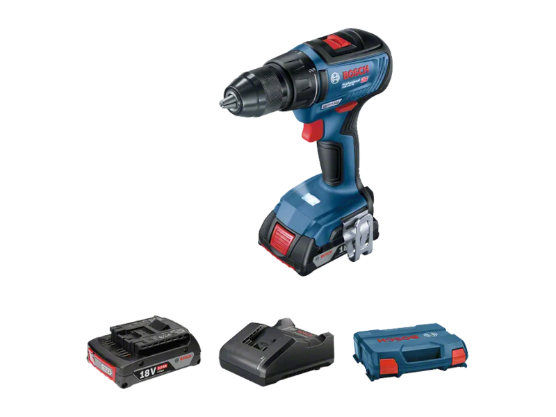 Akumulatorska bušilica odvrtač GSR 18V 50 + 2x GBA 18V 2Ah Bosch 06019H5000 Tehnoalat Valjevo