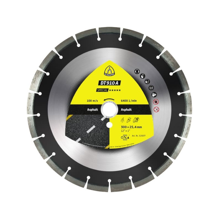 Dijamantska ploča za asfalt DT910A klingspor Tehnoalat Valjevo