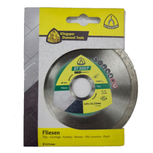 Dijamantska ploča za keramiku 125x1.6 mm DT300F Klingspor Tehnoalat Valjevo