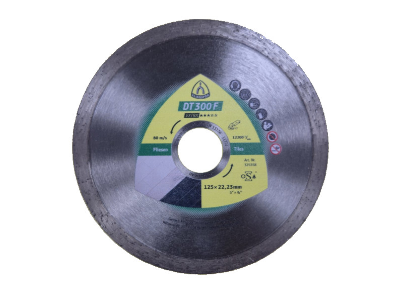 Dijamantska ploča za keramiku 125x1.6 mm DT300F Klingspor Tehnoalat Valjevo