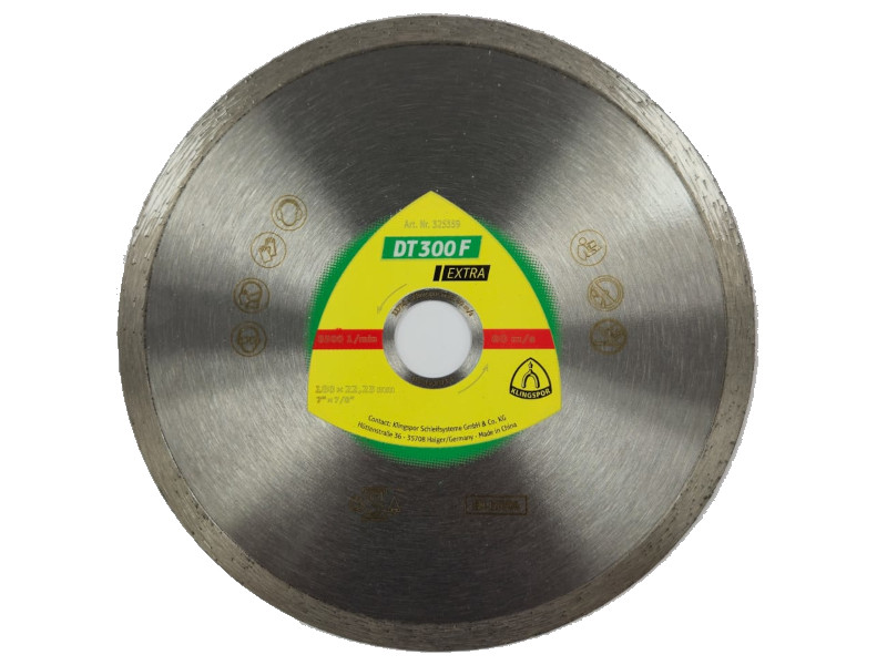 Dijamantska ploča za keramiku 180x1.6 mm DT300F Klingspor Tehnoalat Valjevo