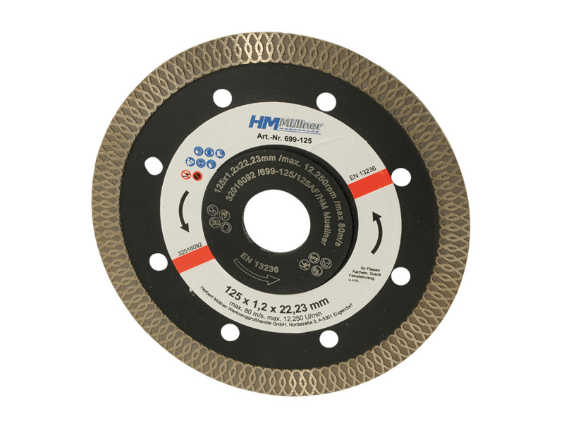 Dijamntska ploča za keramiku 125mm 699 125 Hm Mullner Tehnoalat Valjevo