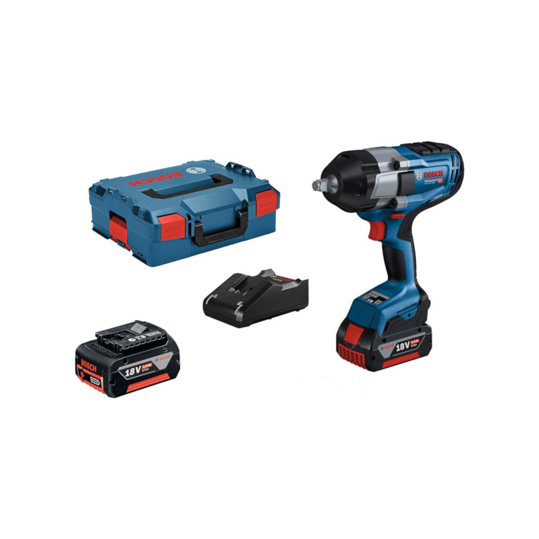 Akumulatorski udarni odvrtač GDS 18V 1000 + 2x GBA 18V 5Ah Bosch 06019J8304 Tehnoalat Valjevo