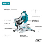 Stacionarna kružna testera 8 ger LS1219L Makita Tehnoalat Valjevo