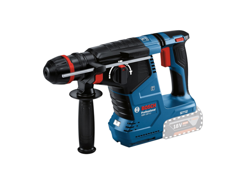 Akumulatorski elektro pneumatski čekić za bušenje SDS plus GBH 187 li solo Bosch 0611923120. Tehnoalat Valjevo