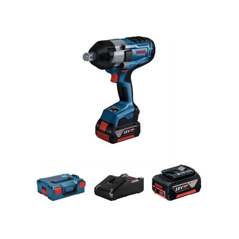 Akumulatorski udarni odvrtač GDS 18V 1050 H + 2x GBA 18V 5 Ah Bosch 06019J8522 Tehnoalat Valjevo