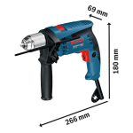Vibraciona bušilica GSB 13 RE + 3 delni set burgija Bosch 0601217104 Tehnoalat Valjevo 7
