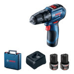 Akumulatorska vibraciona bušilica odvrtač GSB 12V 30 + 2x GBA 12V 2Ah Bosch 06019G9100 Tehnoalat Valjevo 1