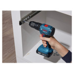 Akumulatorska vibraciona bušilica odvrtač GSB 185 Li + 2x GBA 18V 2Ah + 82 delni set pribora Bosch 0615990N2P Tehnoalat Valjevo 9