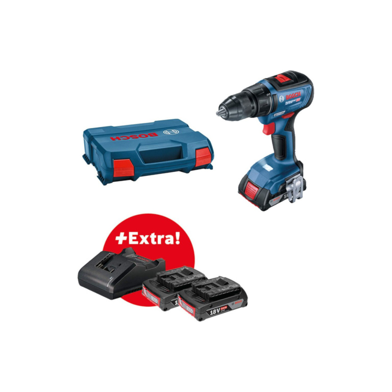Akumulatorska bušilica odvrtač GSR 18V 50 + 3x GBA 18V 2Ah Bosch 06019H5005 Tehnoalat Valjevo