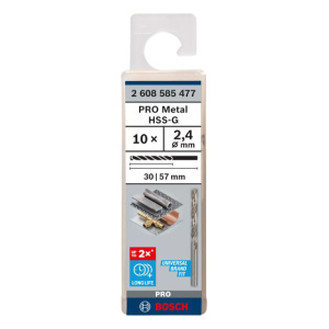 Burgija DIN 338 HSS G fi 2.4 2608585477 Tehnoalat Valjevo