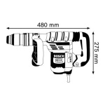 Elektro pneumatski čekić za štemovanje SDS Max GSH 5 CE Bosch 0611321000 Tehnoalat Valjevo 8