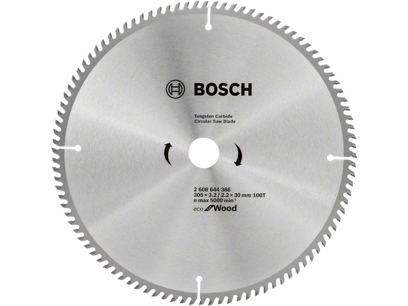 LIST KRUŽNE TESTERE ZA DRVO 305X3.2X30 MM 100Z ECO BOSCH (2608644386) TEHNOALAT VALJEVO 1