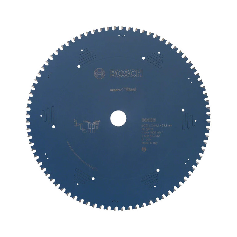 LIST KRUŽNE TESTERE ZA METAL 305X2.6X25.4 MM 80Z EXPERT BOSCH (2608643061) TEHNOALAT VALJEVO 1