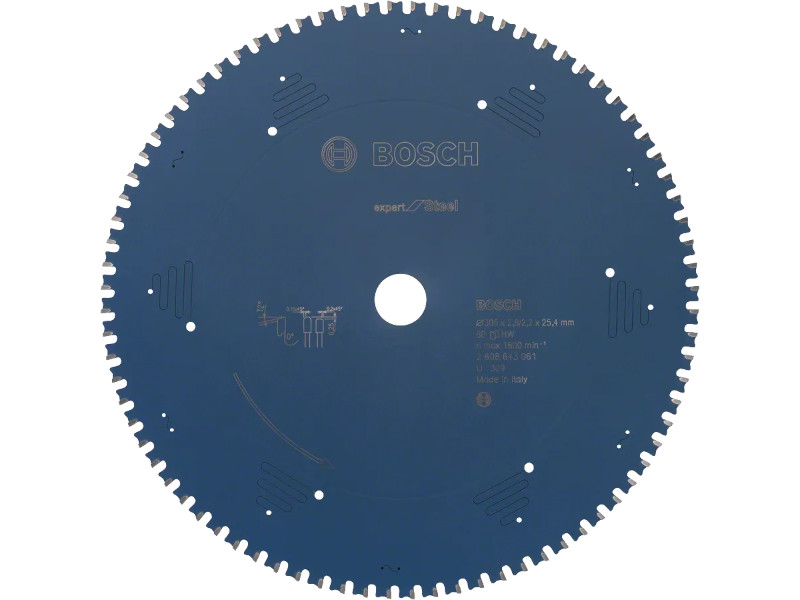 LIST KRUŽNE TESTERE ZA METAL 305X2.6X25.4 MM 80Z EXPERT BOSCH (2608643061) TEHNOALAT VALJEVO 1