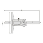 DUBINOMER DIGITALNI 200 0.01 MM 1141 200A INSIZE TEHNOALAT VALJEVO 1