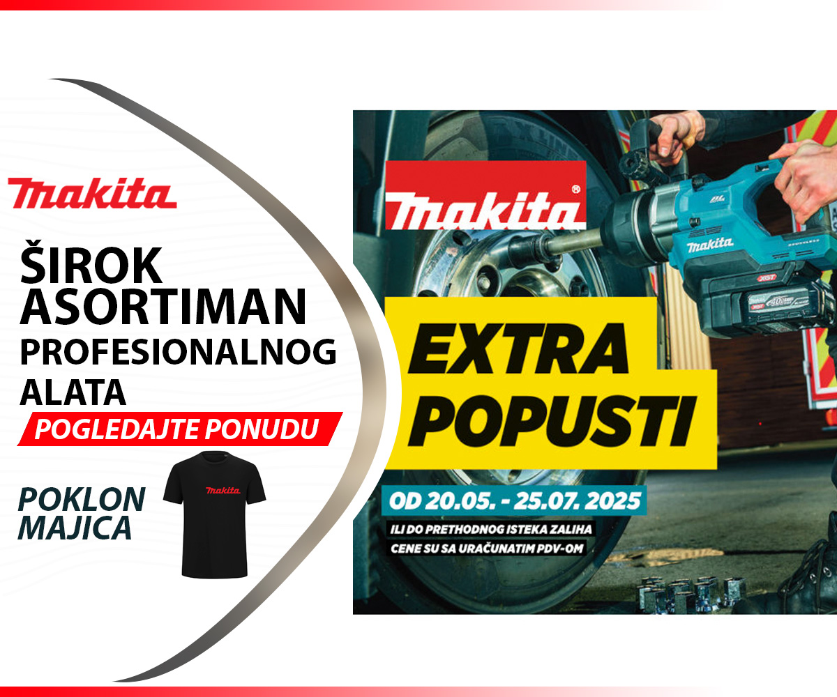Extra popusti Makita Tehnoalat Valjevo