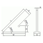 UGAONIK SA NASLONOM 45° 150X100 MM 4747 150 INSIZE TEHNOALAT VALJEVO 1