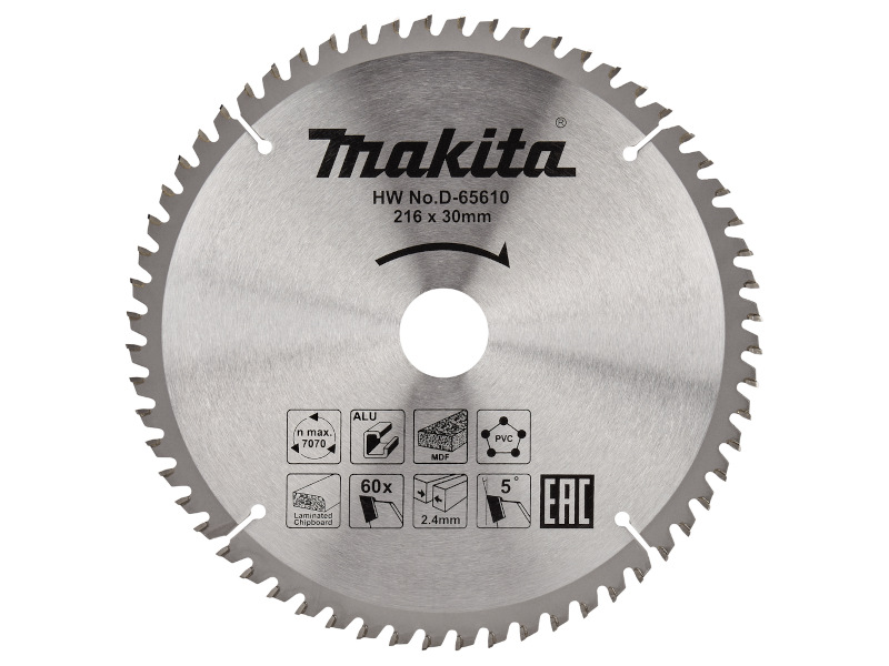 List testere multi 216x30mm 60z D 65610 Makita Tehnoalat Valjevo