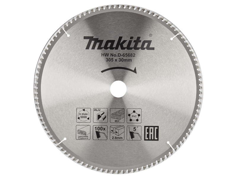 List testere multi 305x30mm 100z D 65682 Makita Tehnoalat Valjevo