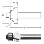 Okruglo konturno glodalo frezer sa ležajem D 48343 Makita Tehnoalat Valjevo 1