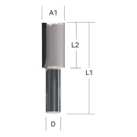 Ravno glodalo sa 2 zupca D 47569 Makita Tehnoalat Valjevo 1