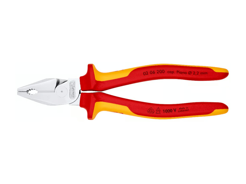 Klešta kombinovana motocangle 200mm VDE 1000V 0206200 Knipex Tehnoalat Valjevo