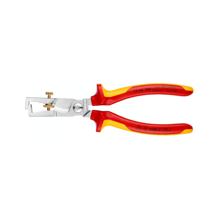 Klešta za skidanje izolacije blankerice VDE 180mm 1366180 Knipex Tehnoalat Valjevo