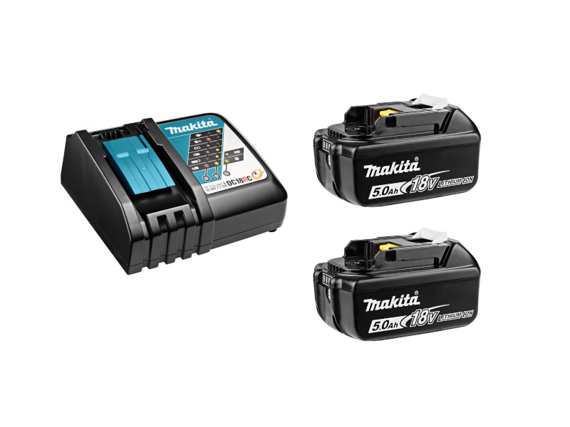 Set 2x baterija BL1850B 18v 5.0Ah + brzi punjač DC18RC Makita Tehnoalat Valjevo