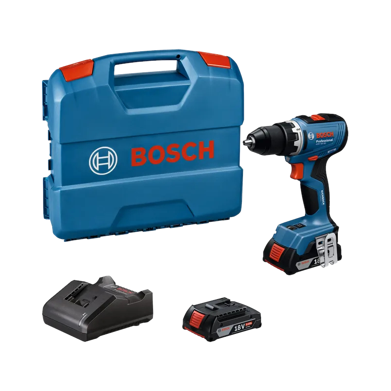 AKUMULATORSKA VIBRACIONA BUŠILICA – ODVRTAČ GSB 18V-65 SET 2X18V 2.0AH BOSCH (06019N3000)