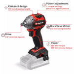 Akumulatorski udarni odvijač TP CW 18 260 C Li Bl solo Einhell 4510090 Tehnoalat Valjevo 2