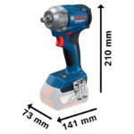 Akumulatorski udarni odvrtač GDS 18v 350 set 2x4.0Ah Bosch 06019M5020 Tehnoalat Valjevo 2