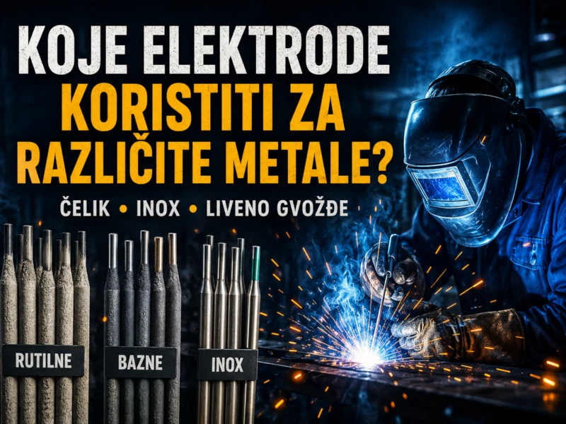 Koje elektrode koristiti za različite metale kompletan vodič Tehnoalat Valjevo
