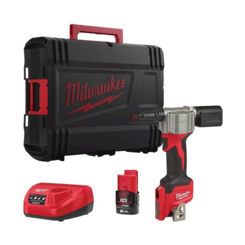 AKUMULATORSKI PIŠTOLJ ZA POP NITNE M12BPRT-201X MILWAUKEE (4933464405) AKUMULATORSKI PIŠTOLJ ZA POP NITNE M12BPRT-201X MILWAUKEE (4933464405)