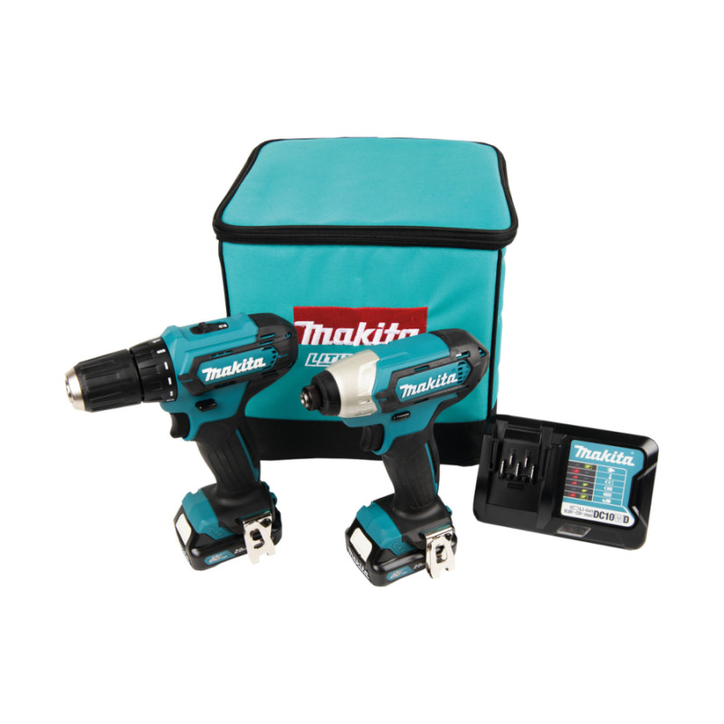 AKUMULATORSKI SET BUŠILICA + ODVRTAČ CLX 224 SA + 2X2AH MAKITA AKUMULATORSKI SET BUŠILICA + ODVRTAČ CLX 224 SA + 2X2AH MAKITA