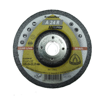 BRUSNA PLOČA 125X6X22.23 MM A24R SUPRA KLINGSPOR (13402)