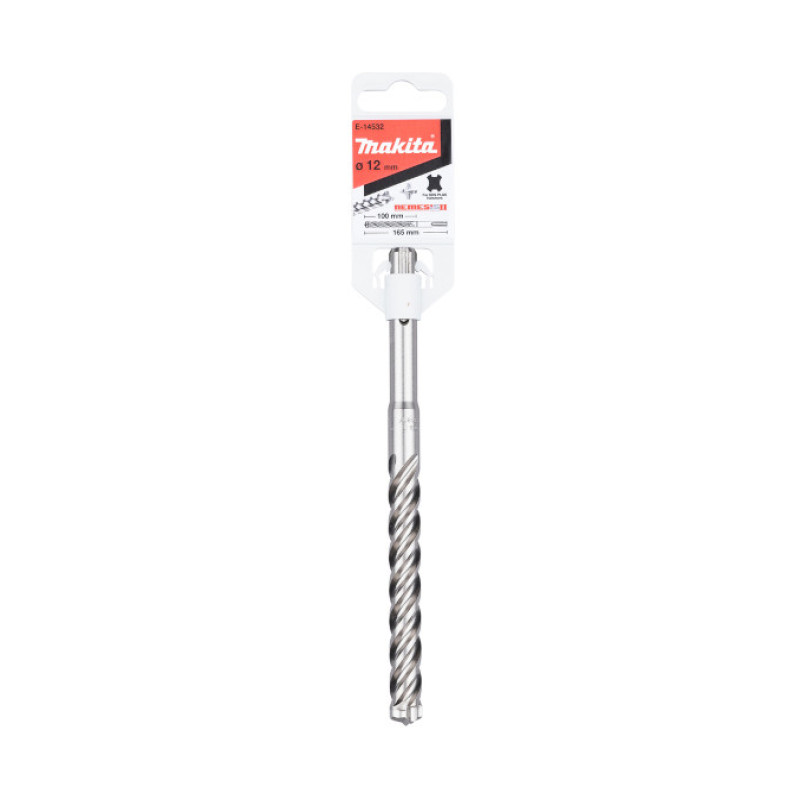 BURGIJA ZA BETON SDS+ NEMESIS II 12X100X165 MM E-14532 MAKITA BURGIJA ZA BETON SDS+ NEMESIS II 12X100X165 MM E-14532 MAKITA