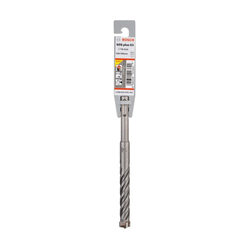 BURGIJA ZA BETON SDS PLUS-5X 14X100X160 MM BOSCH (2608833816) BURGIJA ZA BETON SDS PLUS-5X 14X100X160 MM BOSCH (2608833816)