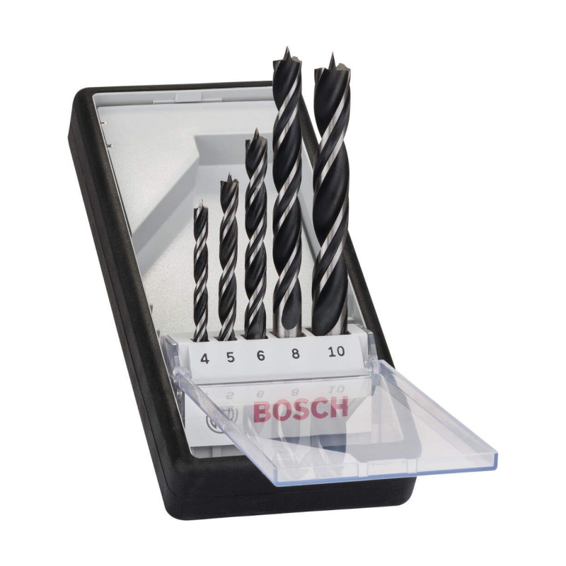 BURGIJE ZA DRVO 5-DELNI SET 4-10 MM BOSCH (2607010527) BURGIJE ZA DRVO 5-DELNI SET 4-10 MM BOSCH (2607010527)