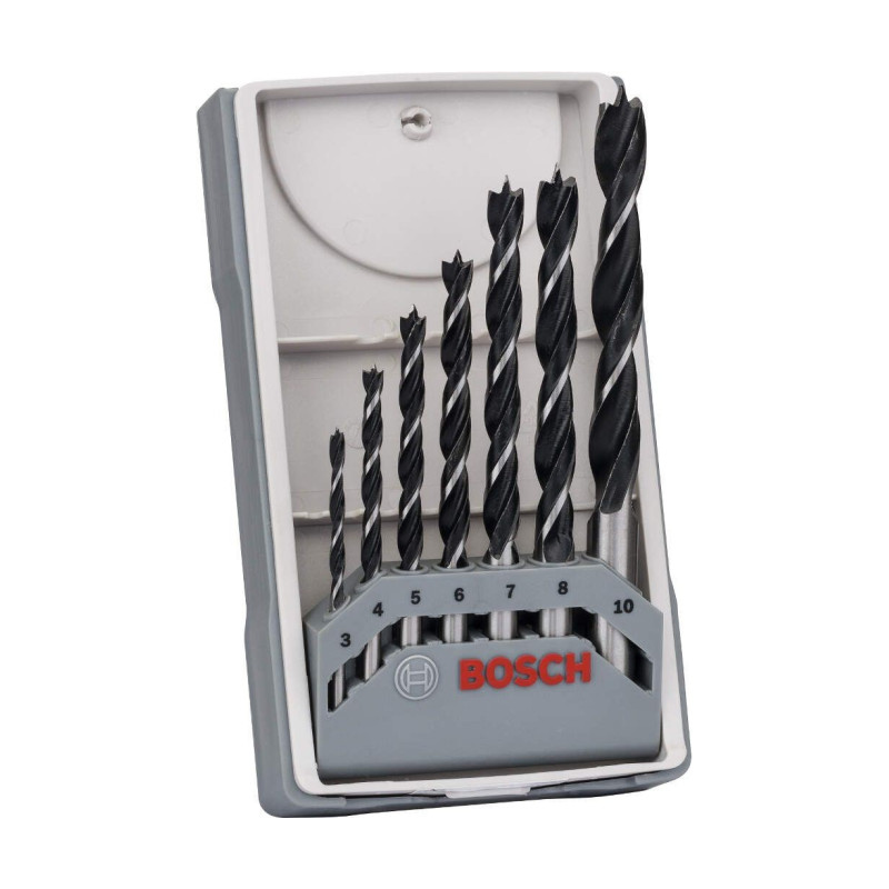 BURGIJE ZA DRVO 7-DELNI SET 3-10 MM BOSCH (2607017034) BURGIJE ZA DRVO 7-DELNI SET 3-10 MM BOSCH (2607017034)