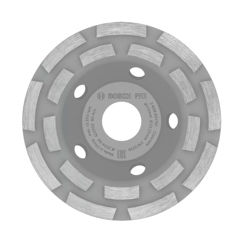 DIJAMANTSKA LONČASTA PLOČA ZA BRUŠENJE BETONA 115 MM BOSCH (2608601761) DIJAMANTSKA LONČASTA PLOČA ZA BRUŠENJE BETONA 115 MM BOSCH (2608601761)