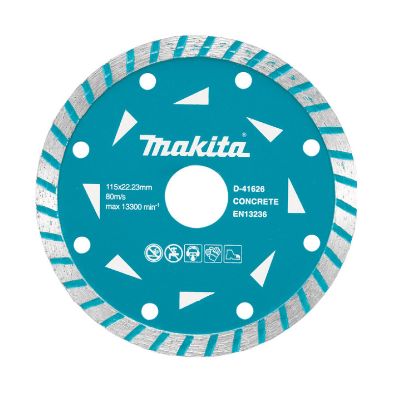 DIJAMANTSKA PLOČA SA PLETENICOM ZA SUVO REZANJE 115 MM D-41626 MAKITA DIJAMANTSKA PLOČA SA PLETENICOM ZA SUVO REZANJE 115 MM D-41626 MAKITA