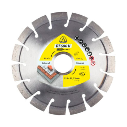 DIJAMANTSKA PLOČA ZA ARMIRANI BETON 125X2.4X22.23 MM DT600U SUPRA KLINGSPOR (322631)